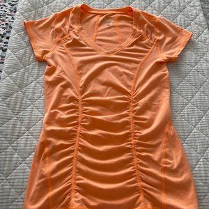 Zella Excellent Condition Orange activerwear  Short Sleeves Shirt